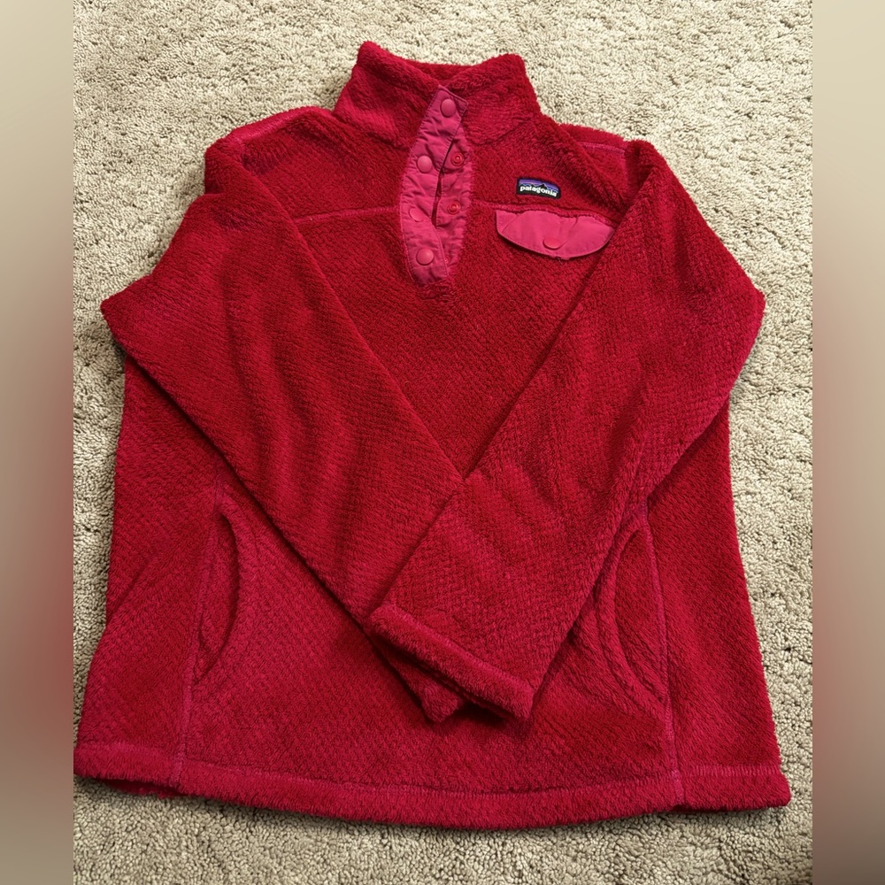 KIDS Red Patagonia Fleece